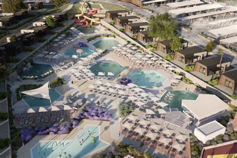 Vizualizacija mirnega otoka s plažo in palmi