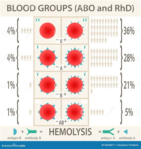 Diagram krvnih skupin AB0 in RhD