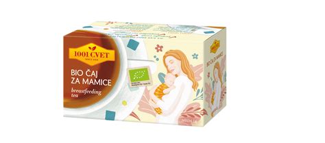 Ilustracija doječe mamice z otrokom ob skodelici čaja