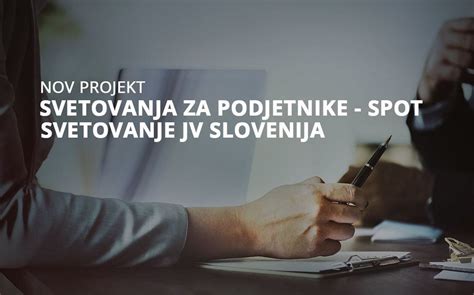Naročilo strokovnega svetovanja za podjetnike