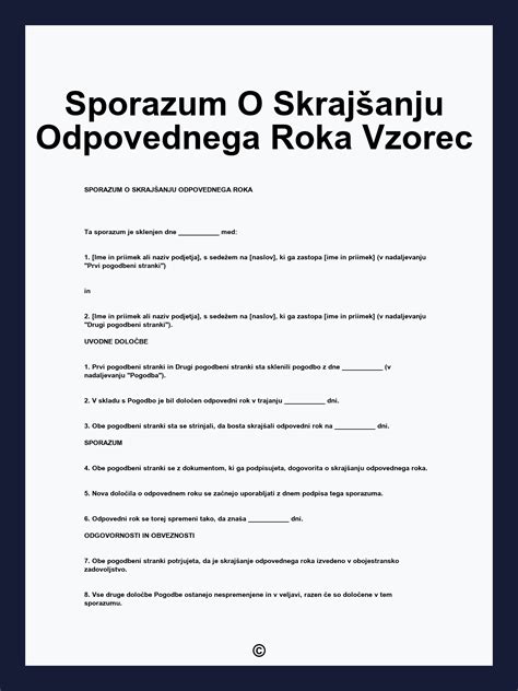 Diagram, ki prikazuje časovnico odpovednega roka in obvestila o nosečnosti.
