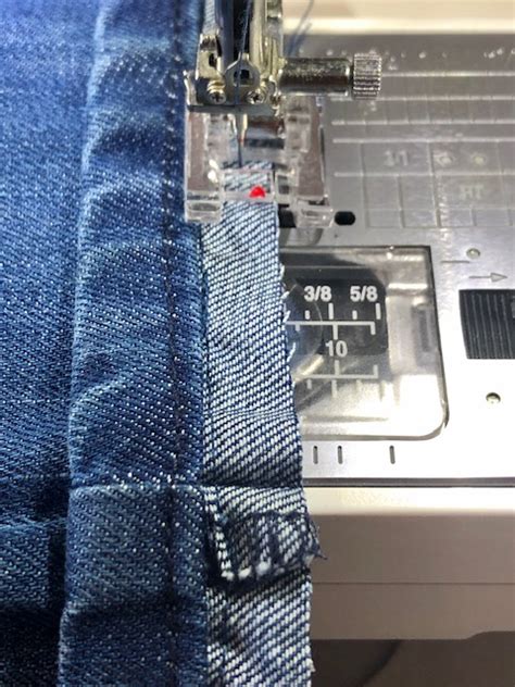 Shema predelave jeans hlač z všitki