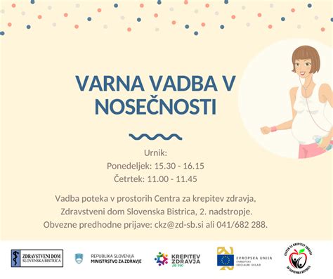 Ilustracija zdrave nosečnice, ki se ukvarja z blago vadbo.