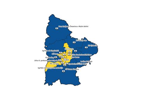 Zemljevid Občine Renče-Vogrsko