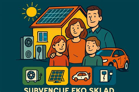 Ilustracija srečne družine