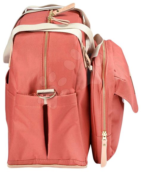 Notranjost previjalne torbe Beaba Geneva II Terracota z organiziranimi predali