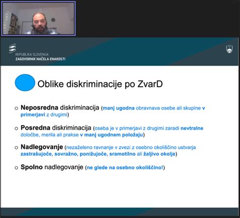 Infografika o različnih oblikah diskriminacije