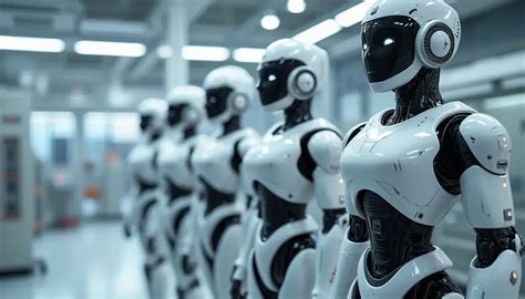 Ilustracija robota, ki poučuje otroke