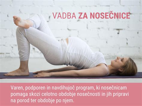 Grafikon, ki prikazuje pozitivne učinke vadbe na nosečnice