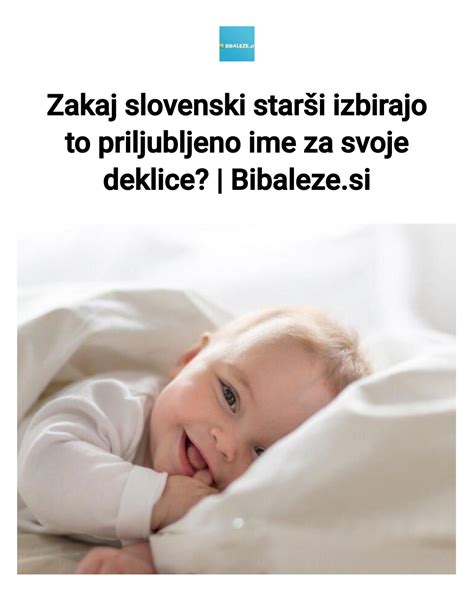 Starši izbirajo ime za novorojenčka