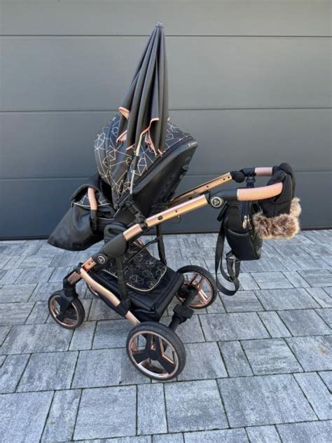 Otroški voziček Junama HEART Eco v beli barvi