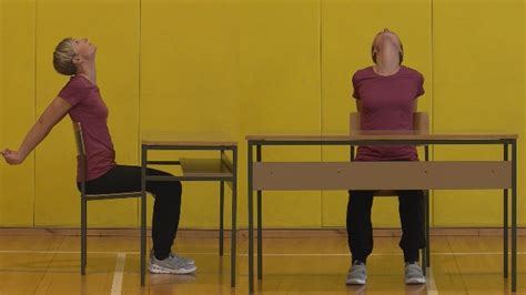 Ilustracija izvajanja vestibularnih vaj