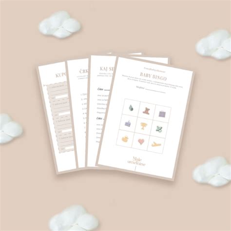 Okrašena miza za baby shower