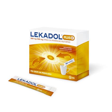 Škatla zdravila Lekadol