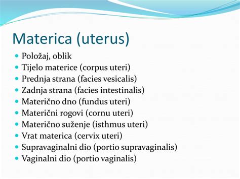Diagram položajev posteljice glede na maternično ustje