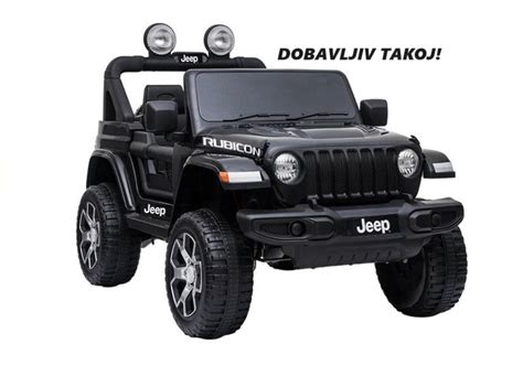 Otroški električni avtomobil Jeep Wrangler