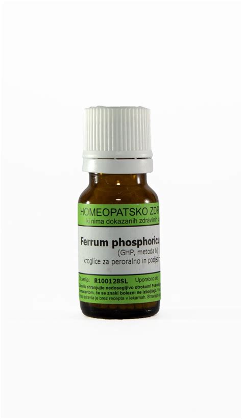 Homeopatske kroglice v steklenički