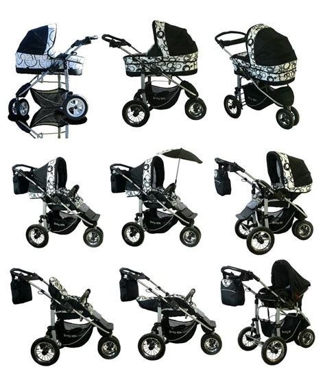 Različni tipi otroških vozičkov