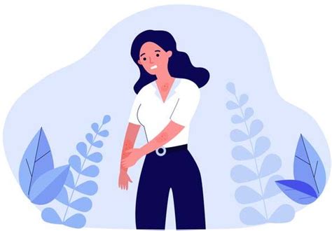 Ilustracija utrujene ženske, ki počiva