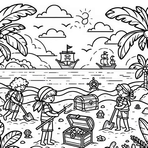 otroci v pisanih kopalkah na plaži