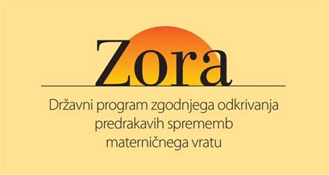Simbolična upodobitev programa ZORA