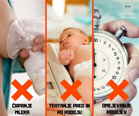 Infografika o znakih, da dojenček dobiva dovolj mleka