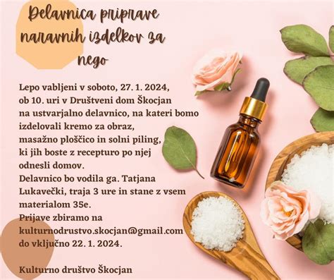 Bogat izbor naravnih pripravkov za nego kože