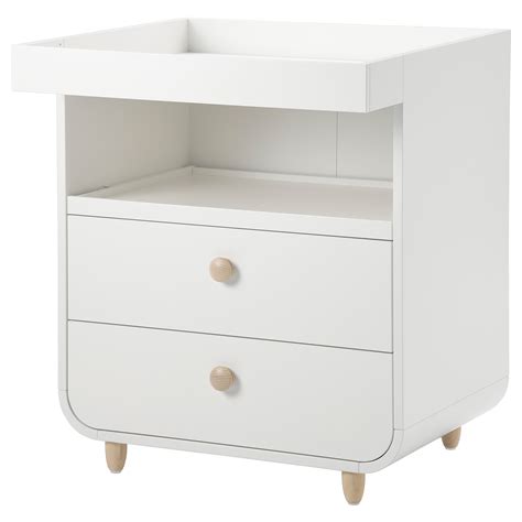 Previjalna miza IKEA s predali za shranjevanje