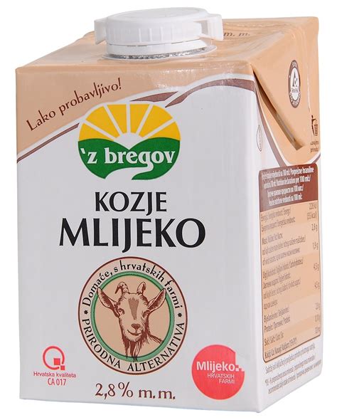 krava in kozje mleko
