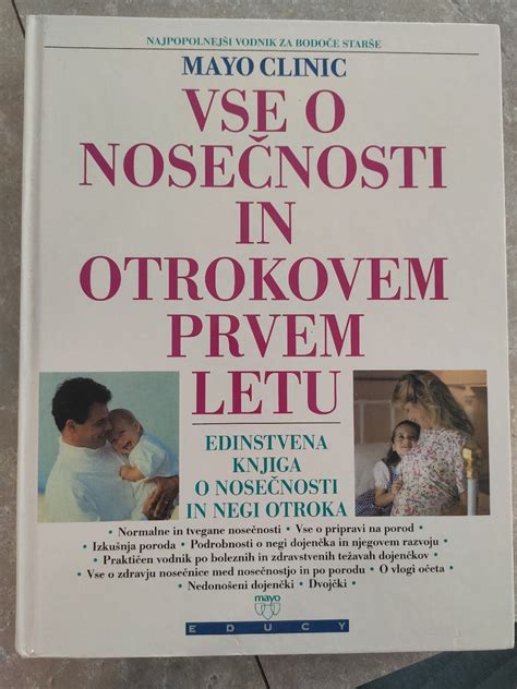 Naslovnica knjige Mayo Clinic: Vse o nosečnosti in otrokovem prvem letu