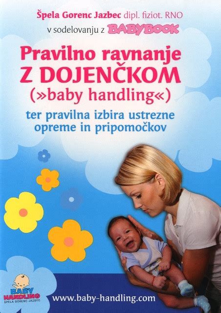 Pravilno podiranje kupčka z dojenčkom čez ramo.