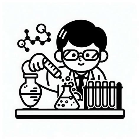 Znanstvenik analizira vzorce v laboratoriju