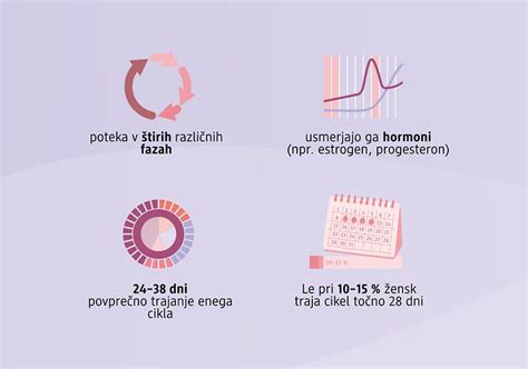 Diagram sprememb cervikalne sluzi skozi menstrualni cikel