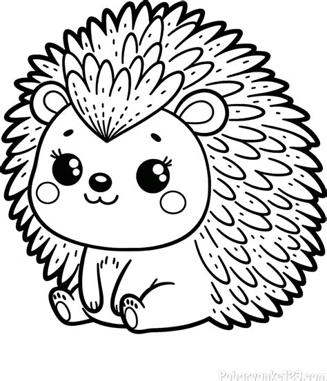 Ilustracija ježka in njegovih prijateljev