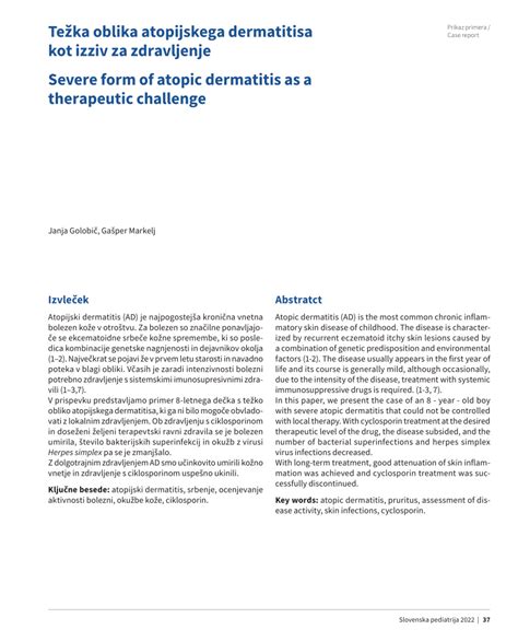Mapa telesa, ki prikazuje tipična mesta izbruhov atopijskega dermatitisa glede na starost