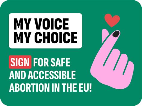 Simbol kampanje My Voice, My Choice