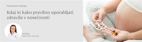 Infografika z navodili za pravilno odmerjanje Lekadola v nosečnosti