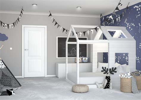 Učni kotiček v otroški sobi z dobro osvetlitvijo in organizacijo