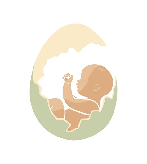 Ilustracija staršev in dojenčka, ki se crkljata