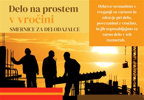 Delavci, ki delajo na prostem v vročini