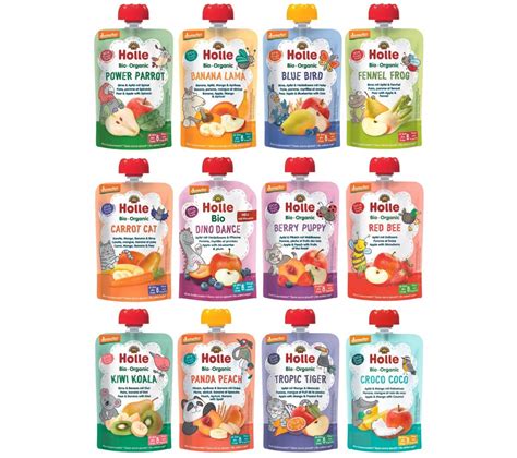 Različni zelenjavni in sadni pireji za dojenčke