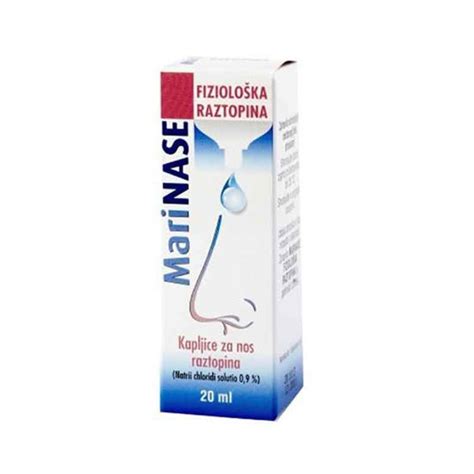 fiziološka raztopina za nos