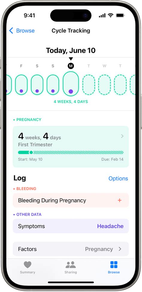 Infografika, ki prikazuje časovnico nosečnosti od zadnje menstruacije do poroda.