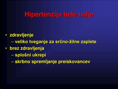 Grafična predstavitev sindroma bele halje