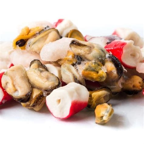 različni morski sadeži