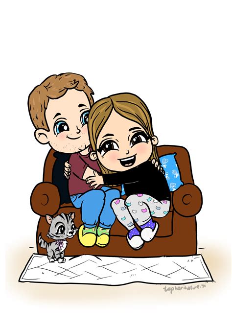 Ilustracija para s dojenčkom