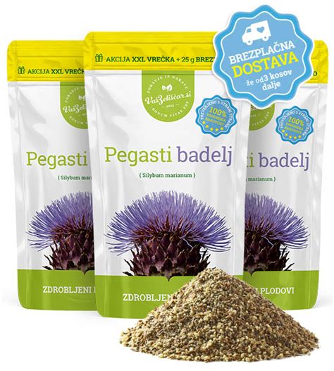 Pegasti badelj s pisanimi listi