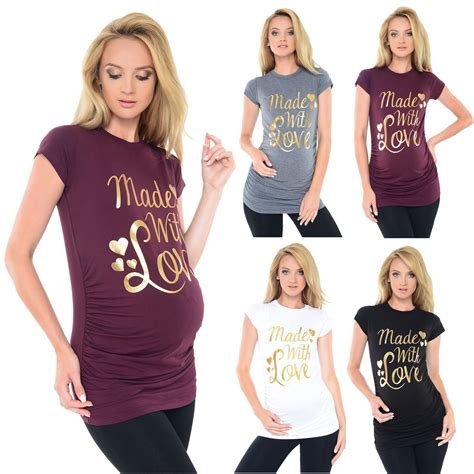 Različni modeli nosečniških majic
