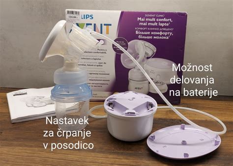 Posnetek posnemalnika za mleko