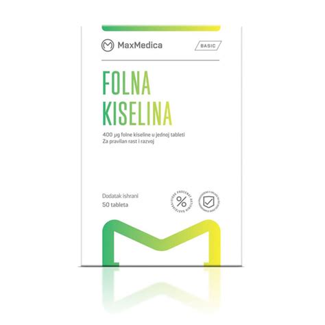 Infografika o pomenu folne kisline za razvoj ploda